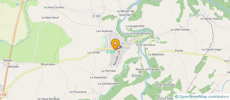 localisation de l'entreprise S.C.I. LABBE  VIEUX-VY-SUR-COUESNON