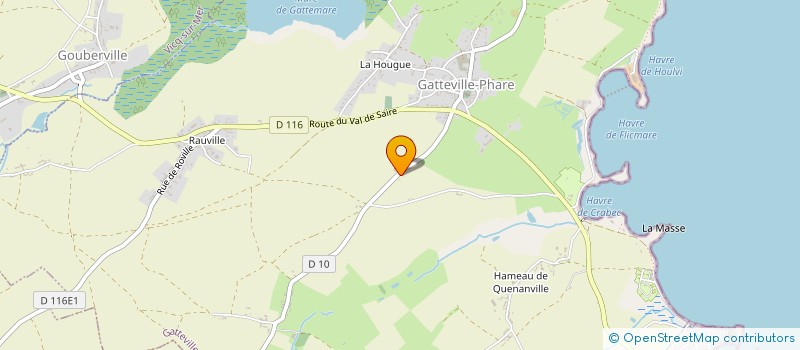 localisation de l'entreprise S.C.I. LABORDE à GATTEVILLE-LE-PHARE