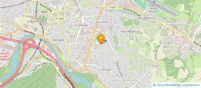 localisation de l'entreprise S.C.I LACIM  VETRAZ-MONTHOUX