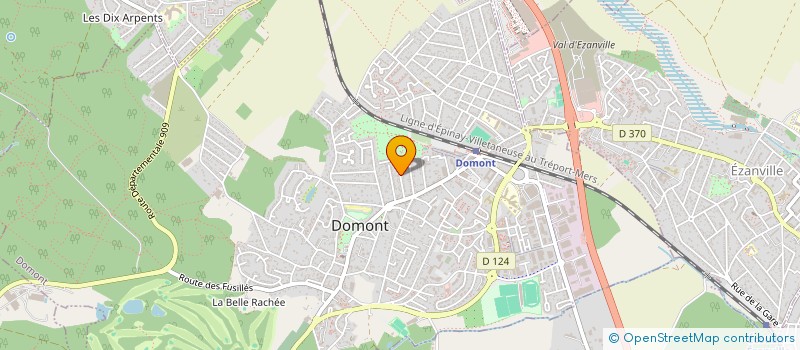 localisation de l'entreprise S.C.I. LAGIER BELLECHASSE  DOMONT