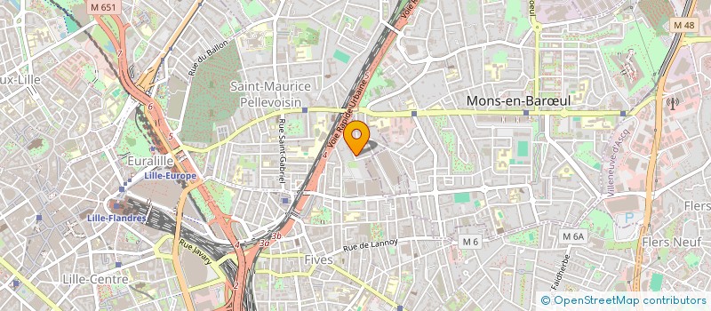 localisation de l'entreprise S.C.I. LALOUP à LILLE