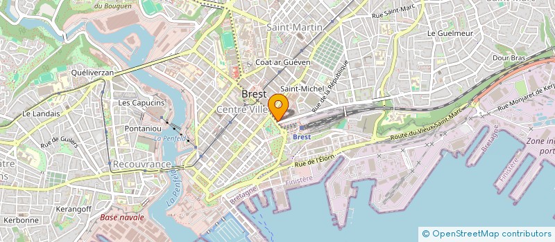 localisation de l'entreprise S.C.I LANDERNOTEL  BREST