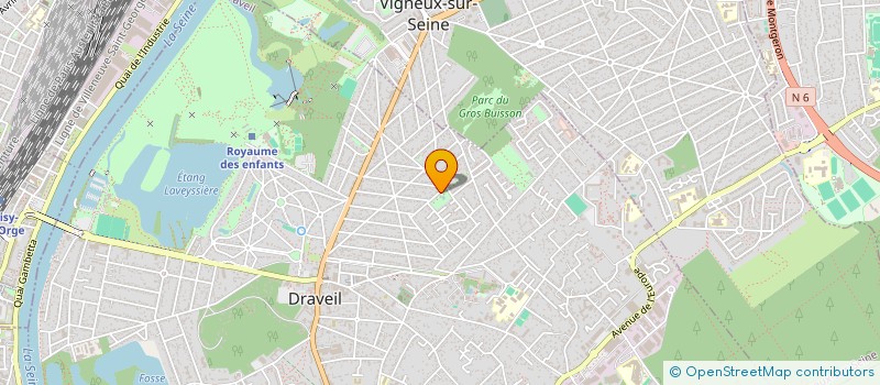 localisation de l'entreprise S.C.I. LANS  DRAVEIL