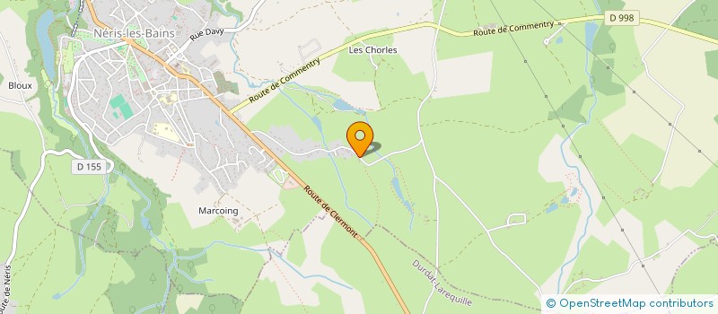 localisation de l'entreprise S.C.I. LARE  NERIS-LES-BAINS