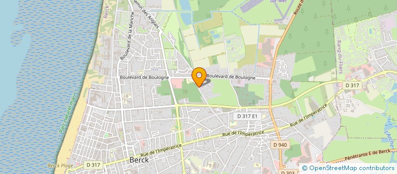 localisation de l'entreprise S.C.I LAUBIER LORTHOIS  BERCK