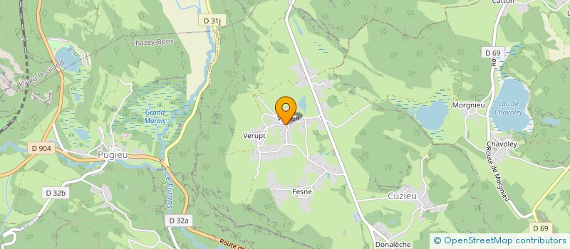 localisation de l'entreprise S.C.I. LAURE COLLOMB  CUZIEU