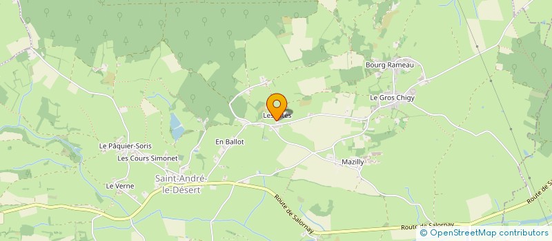 localisation de l'entreprise S.C.I. LAUTISSIER - MAZILLY  SAINT-ANDRE-LE-DESERT