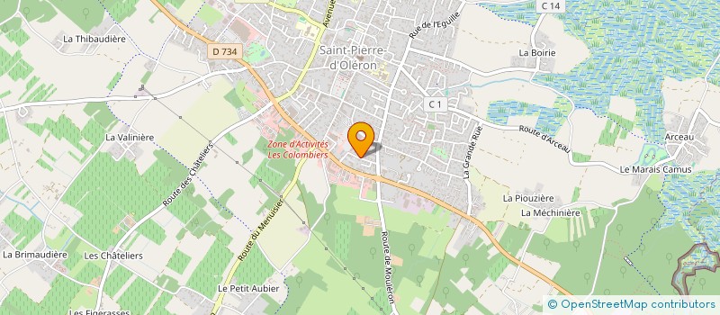 localisation de l'entreprise S.C.I. LDS-MERLANDE  SAINT-PIERRE-D OLERON