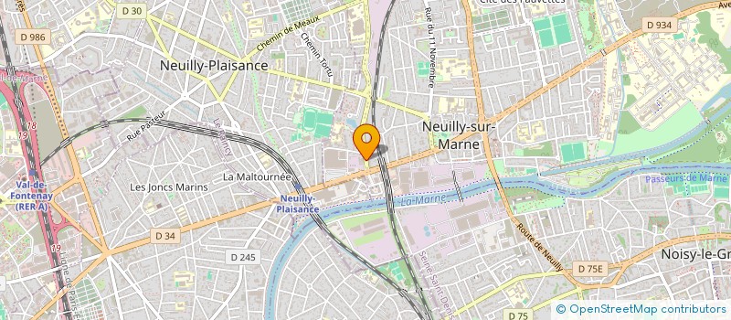 localisation de l'entreprise S.C.I. LDZ IMMO NEUILLY à NEUILLY-SUR-MARNE