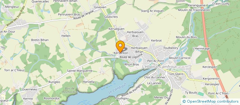 localisation de l'entreprise S.C.I. LE BORGNE INVESTISSEMENTS  HOPITAL-CAMFROUT