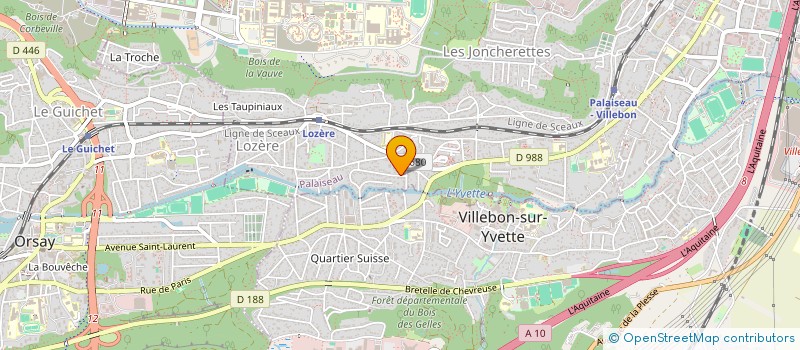 localisation de l'entreprise S.C.I. LE BOUIL à PALAISEAU