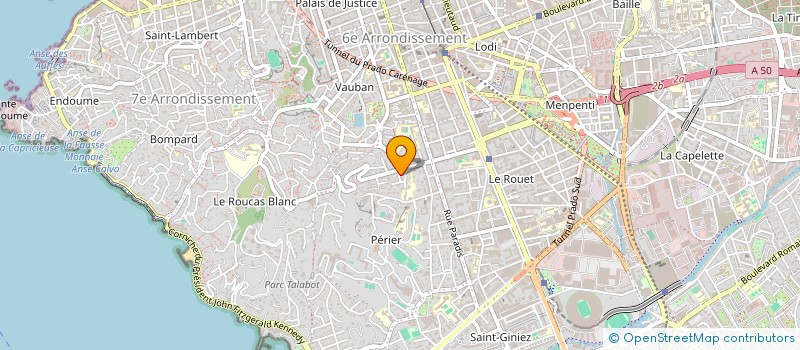 localisation de l'entreprise S C I LE CAMPUS 2 à MARSEILLE