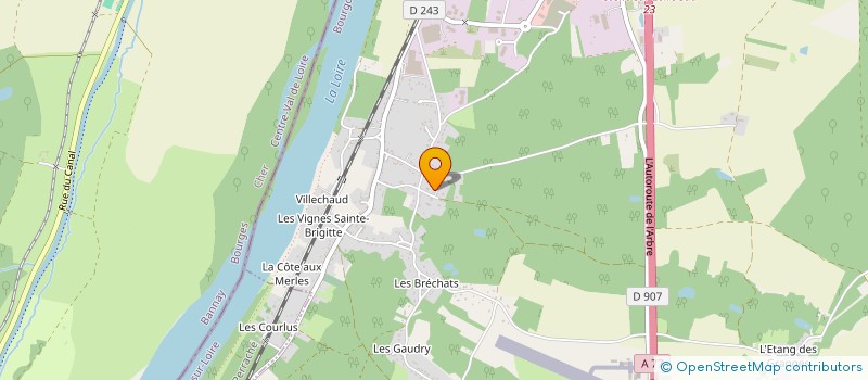 localisation de l'entreprise S.C.I LE CHASSELAS à COSNE-COURS-SUR-LOIRE