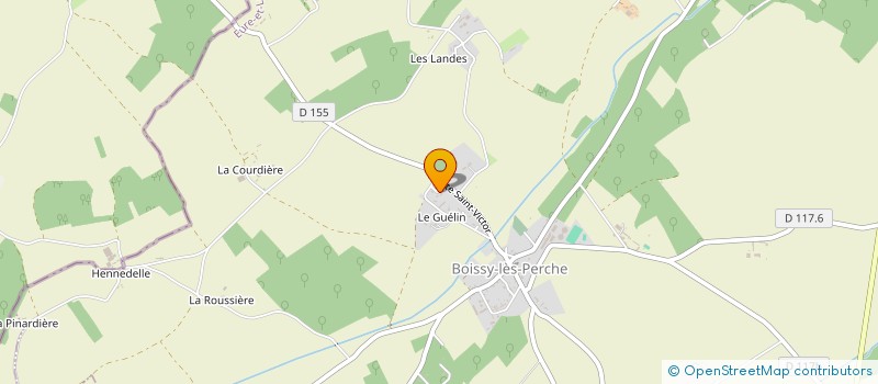 localisation de l'entreprise S.C.I. LE CHENE FROMENTIN à SENONCHES