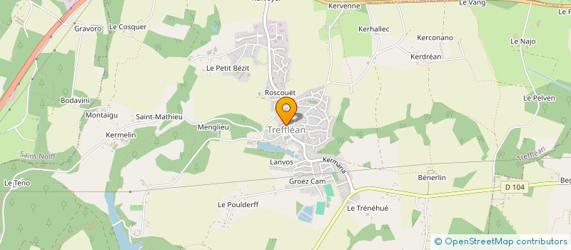 localisation de l'entreprise S.C.I. LE CLOS DE RIANTEC  TREFFLEAN