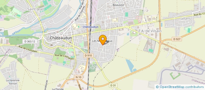 localisation de l'entreprise S.C.I. LE COTINUS à CHATEAUDUN