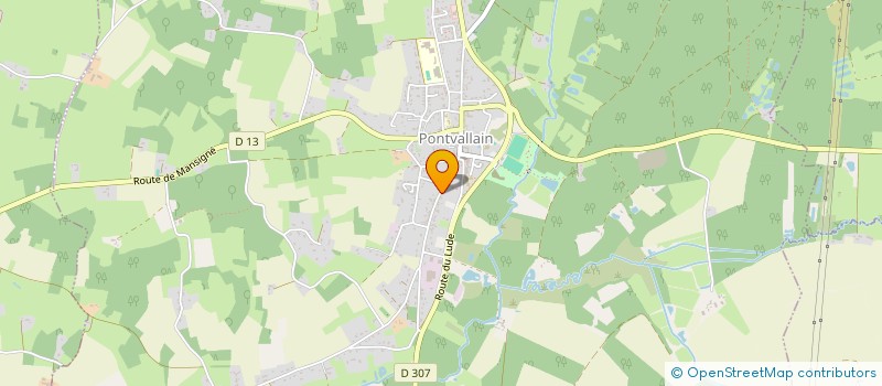 localisation de l'entreprise S.C.I. LE DOMAINE DU BOURG  PONTVALLAIN