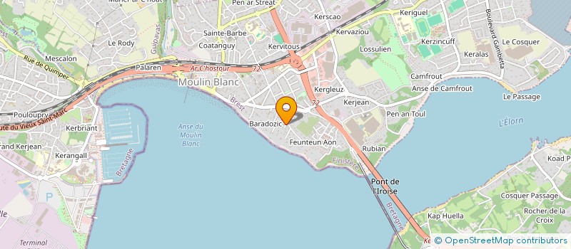 localisation de l'entreprise S.C.I. LE GALL QUINIOU  LE RELECQ-KERHUON