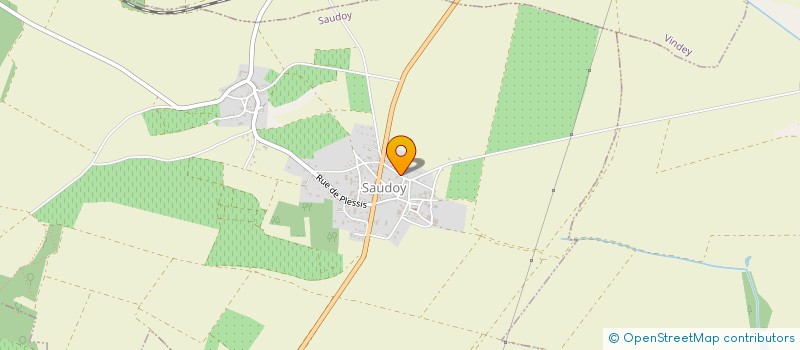 localisation de l'entreprise S.C.I.  LE GRAND CONDE  SAUDOY