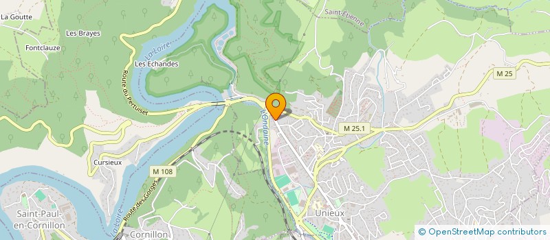 localisation de l'entreprise S.C.I. LE JALOUVRE  UNIEUX