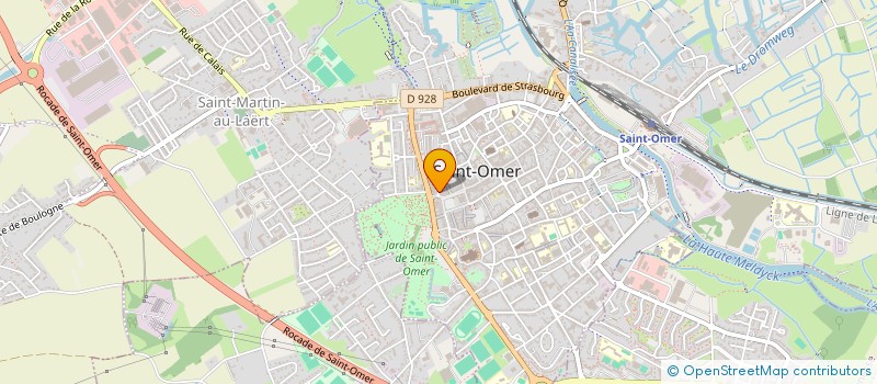 localisation de l'entreprise S.C.I LE MALIXOFF  SAINT-OMER