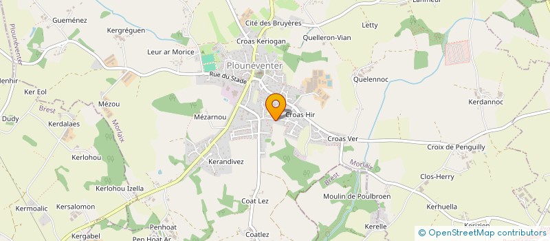 localisation de l'entreprise S.C.I. LE MARU  PLOUNEVENTER