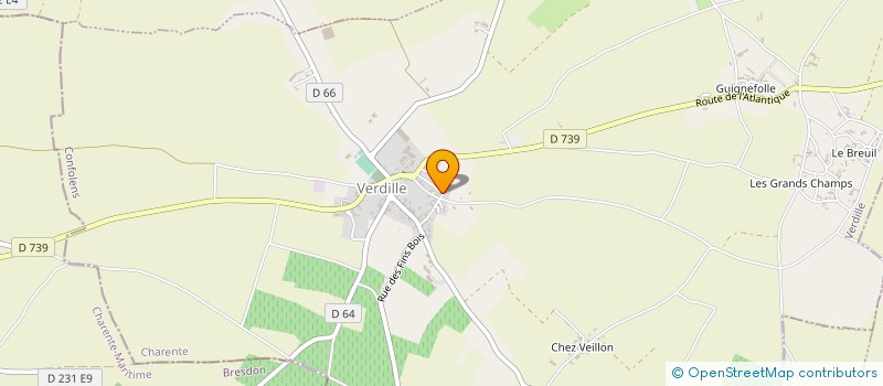 localisation de l'entreprise S.C.I. LE MAS DU MOULIN  VERDILLE