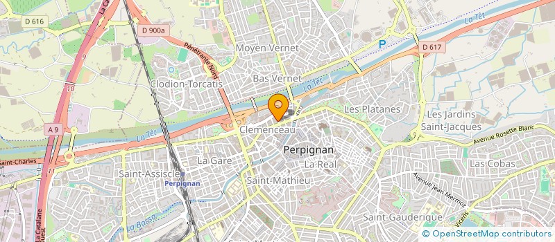 localisation de l'entreprise S.C.I. LE MAS RANCHIER à PERPIGNAN