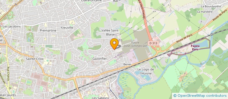 localisation de l'entreprise S.C.I. LE MODUS  LE MANS