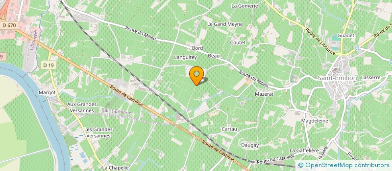 localisation de l'entreprise S.C.I. LE PANET  SAINT-EMILION