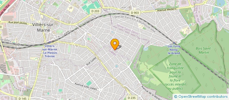 localisation de l'entreprise S.C.I. LE PASSE-TEMPS  VILLIERS-SUR-MARNE