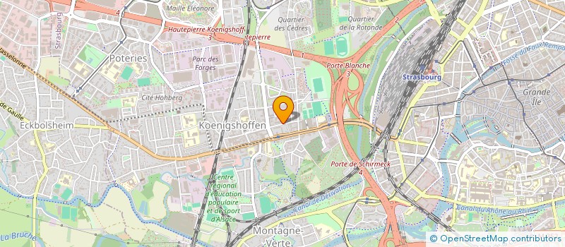 localisation de l'entreprise S.C.I LE PATIO D'OBER à STRASBOURG