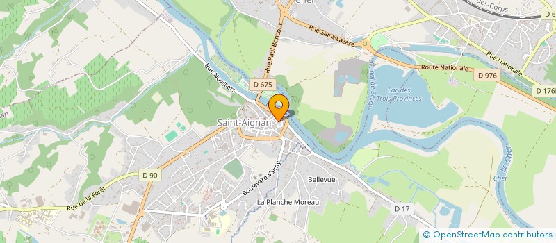 localisation de l'entreprise S.C.I. LE PERRET  MAREUIL-SUR-CHER