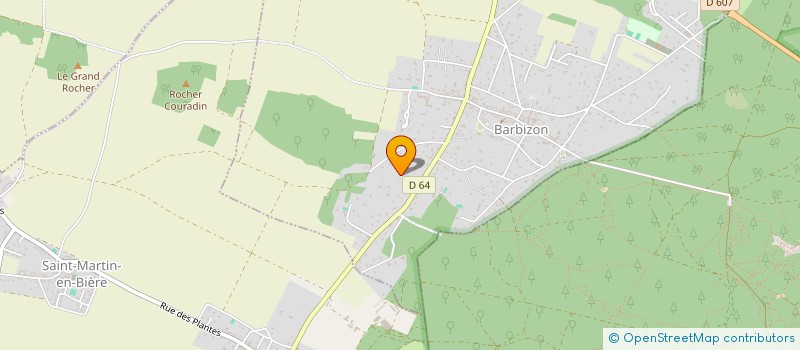 localisation de l'entreprise S.C.I LE PETIT BOIS  BARBIZON