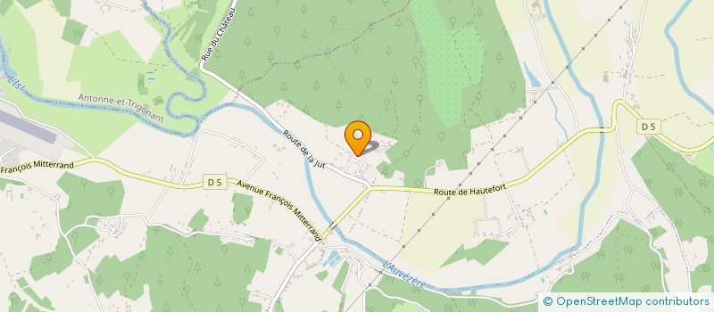 localisation de l'entreprise S.C.I. LE POUYET  BASSILLAC ET AUBEROCHE