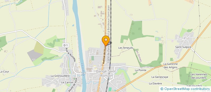 localisation de l'entreprise S.C.I. LE PUB à DANGE-SAINT-ROMAIN