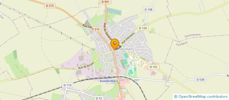 localisation de l'entreprise S.C.I. LE QUATTUOR  GRANDVILLIERS