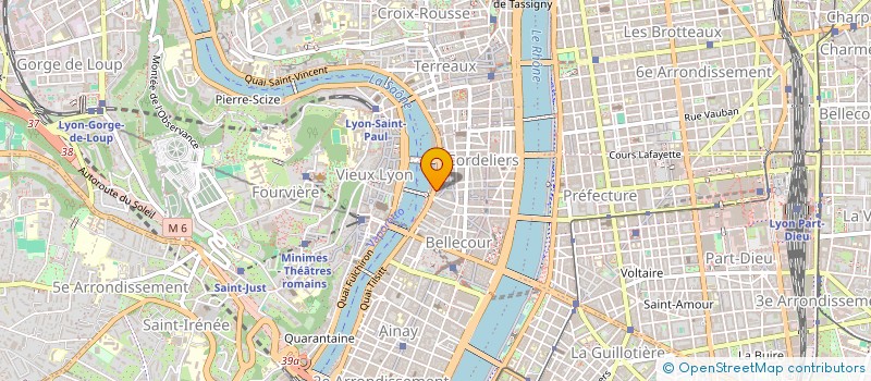 localisation de l'entreprise S.C.I. LE RAVELIN  LYON