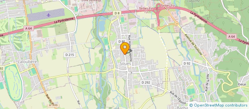 localisation de l'entreprise S.C.I. LE TILLEUL  SOUES