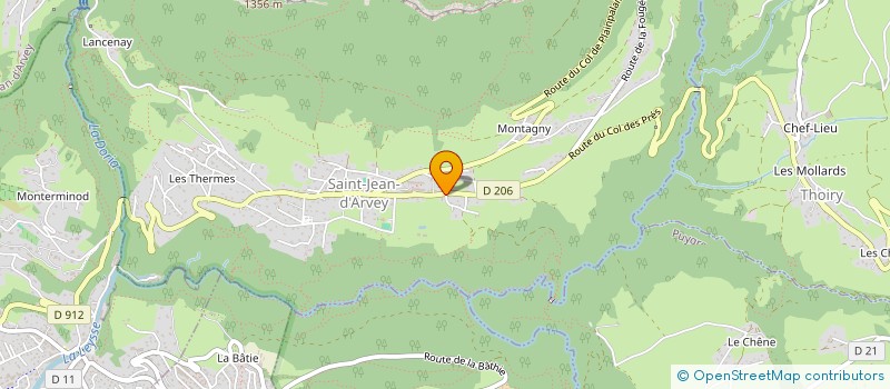localisation de l'entreprise S.C.I. LE TOIT DU MONDE  SAINT-JEAN-D'ARVEY