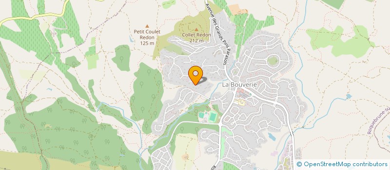 localisation de l'entreprise S.C.I. LE TRIO à ROQUEBRUNE-SUR-ARGENS