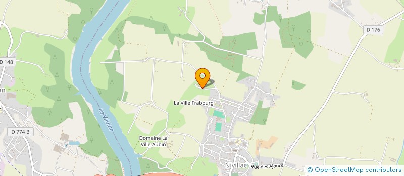 localisation de l'entreprise S.C.I. LE VIEUX CHENE  NIVILLAC