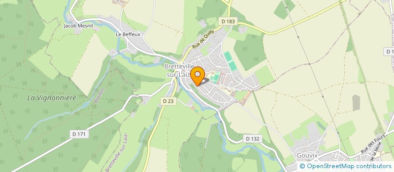 localisation de l'entreprise S.C.I. LEA ET YLLAN à BRETTEVILLE-SUR-LAIZE