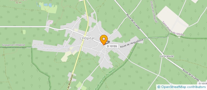 localisation de l'entreprise S.C.I LEACHACHA  GRAYAN-ET-L'HOPITAL