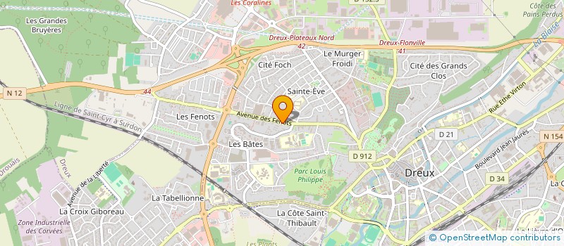 localisation de l'entreprise S.C.I. LEADER à VERNOUILLET