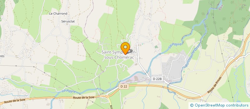 localisation de l'entreprise S.C.I. LEGASI  SAINT-SYMPHORIEN-SOUS-CHOMERAC