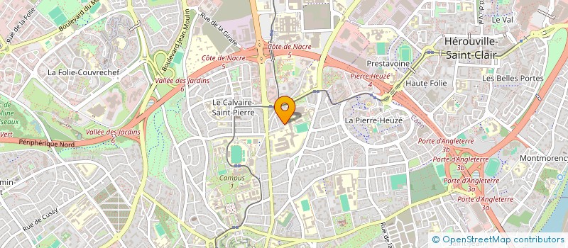 localisation de l'entreprise S.C.I. LEKA à CAEN