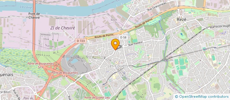 localisation de l'entreprise S.C.I. LELIEVRE à BOUGUENAIS