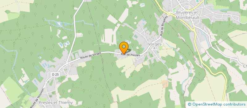 localisation de l'entreprise S.C.I. LELOUTO  VORGES