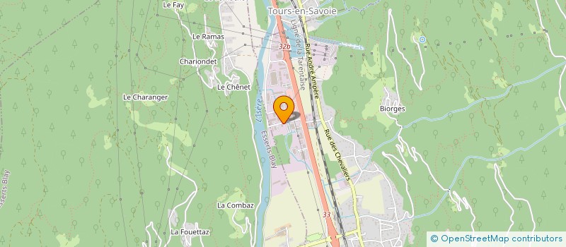 localisation de l'entreprise S.C.I LEMAIRE-CHATEL  LA BATHIE